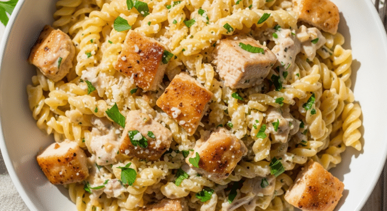 Creamy Garlic Chicken Pasta