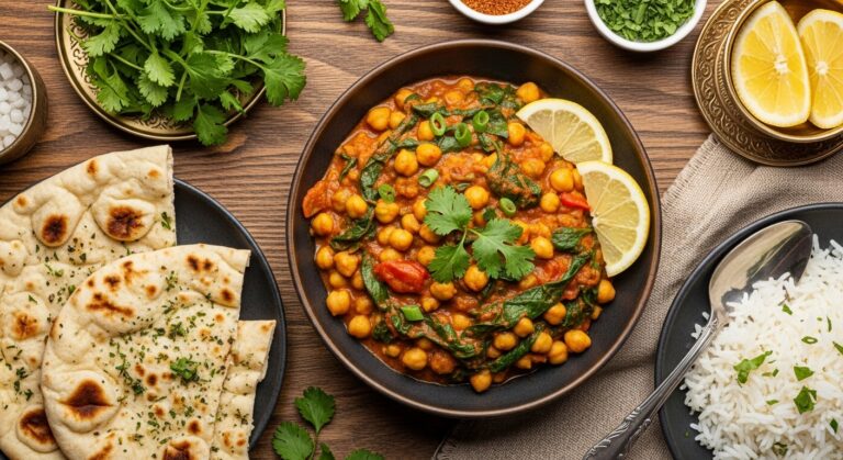 Indian Chickpea & Spinach Curry: A Flavor-Packed Plant-Based Classic You’ll Love