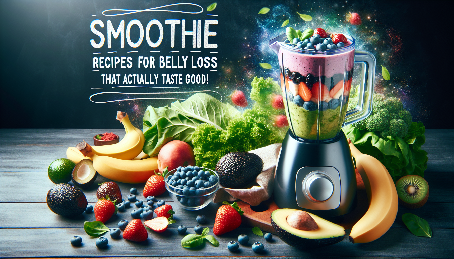 Berry Green Detox Smoothie