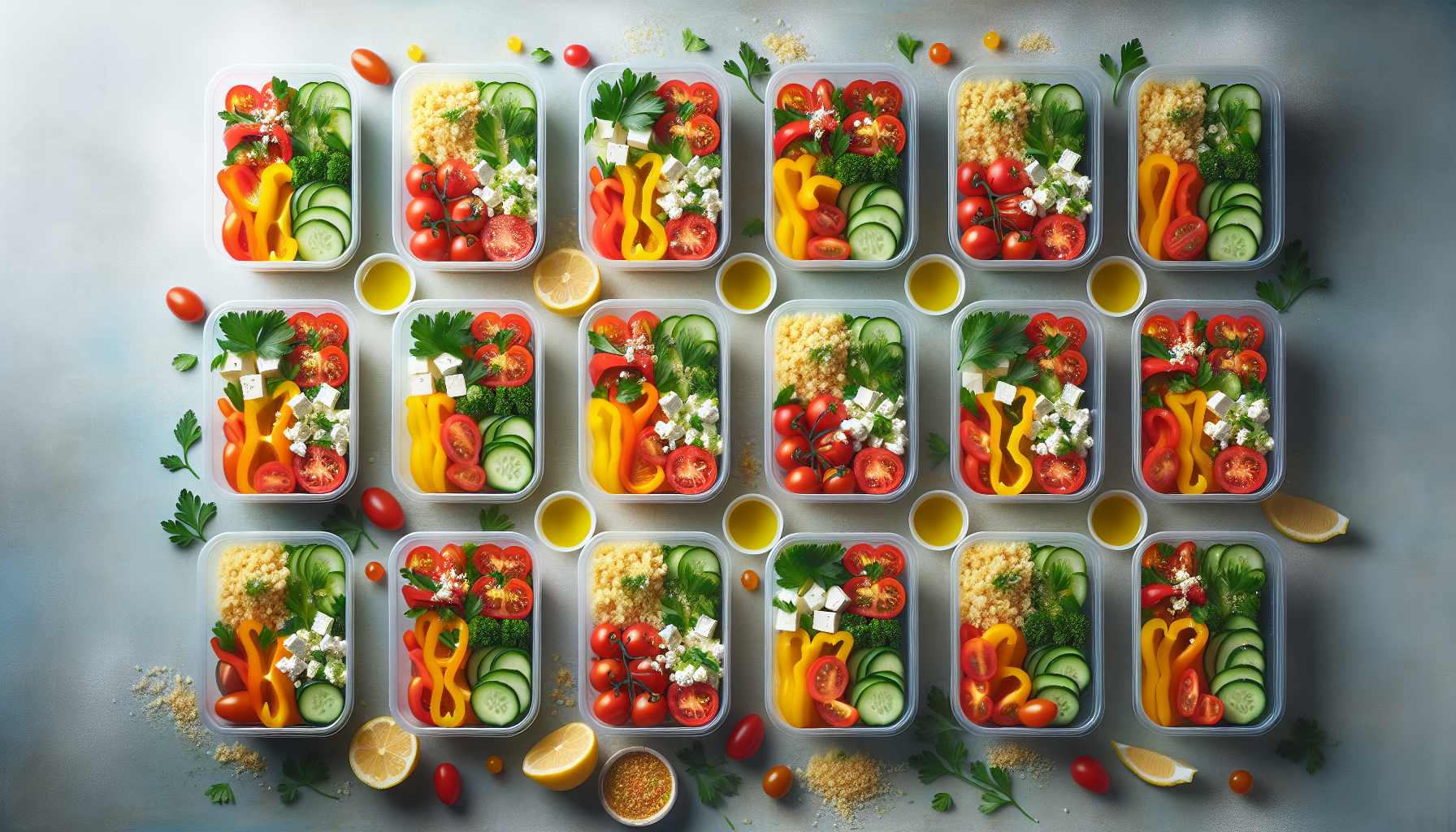 Mediterranean Couscous Salad Boxes