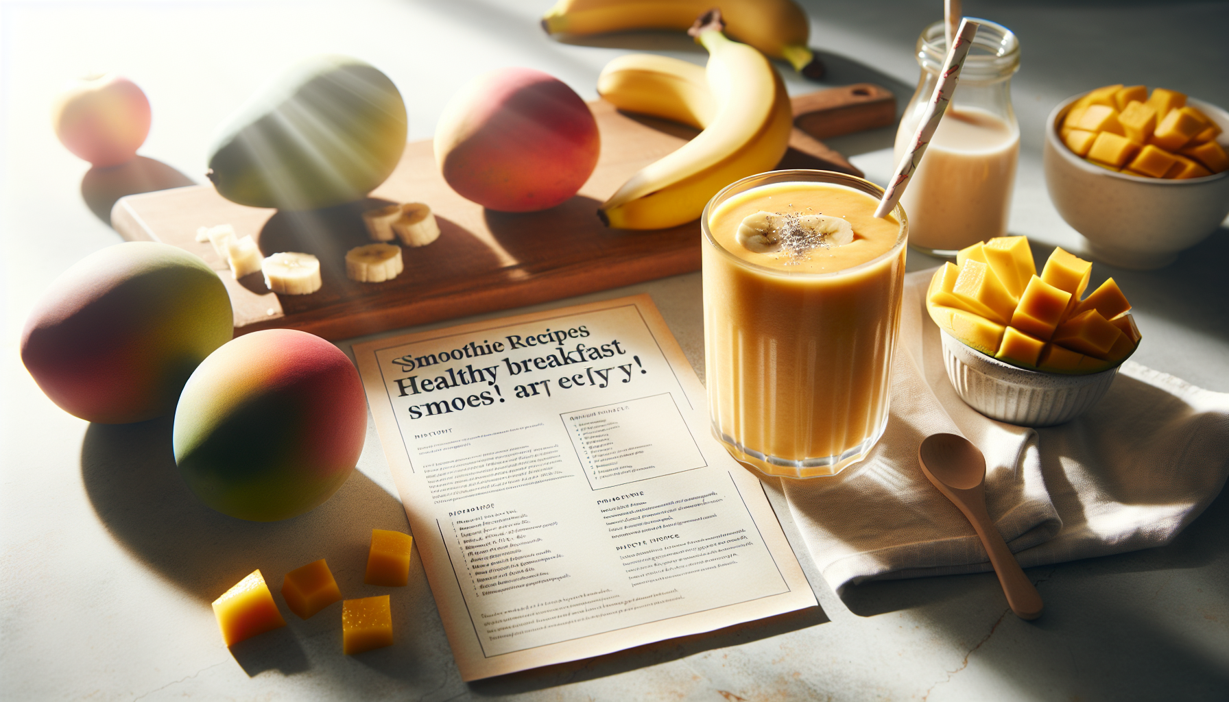 Mango Banana Energy Smoothie