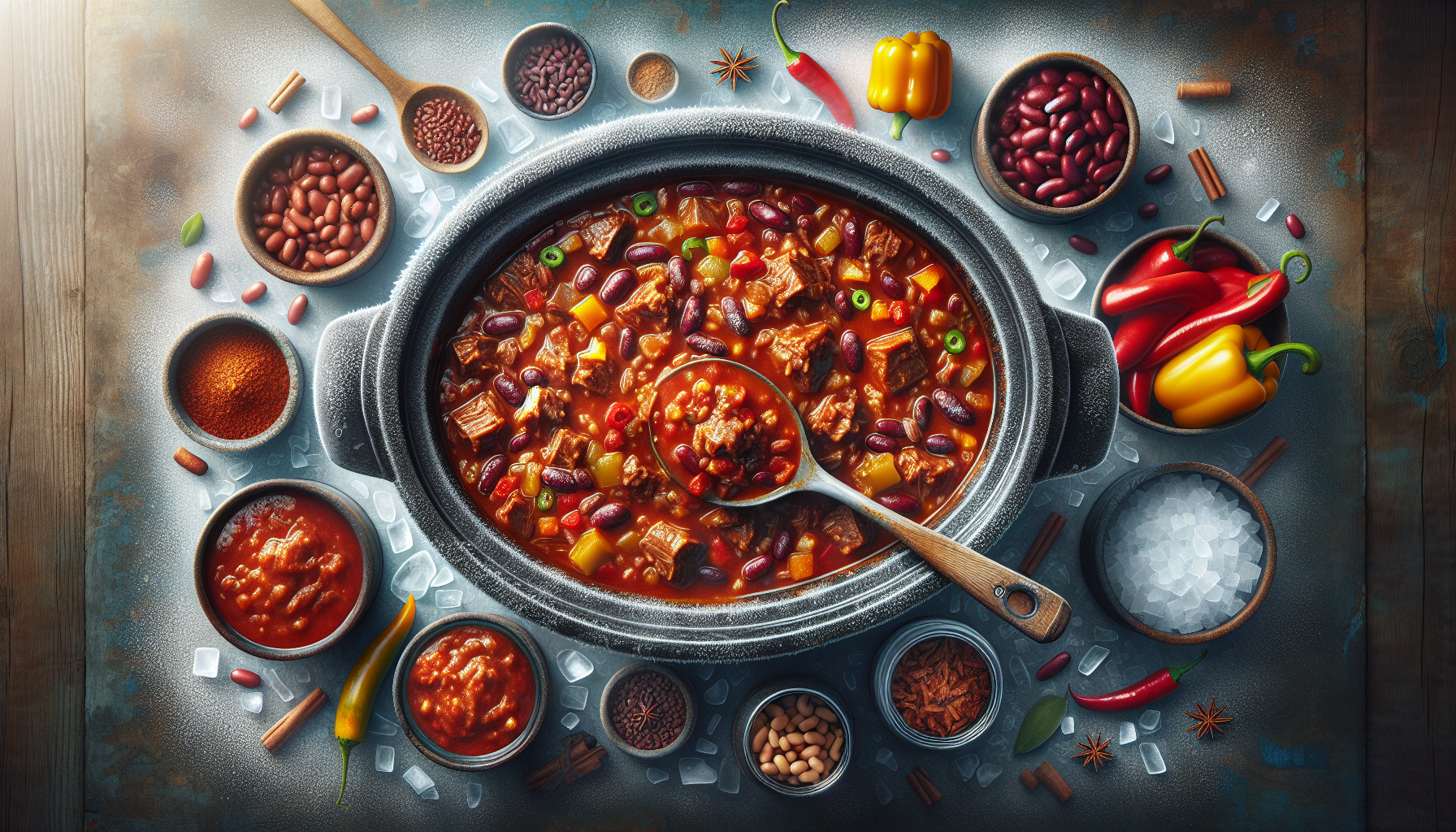 Slow-Cooker Chili to Freeze in Portions