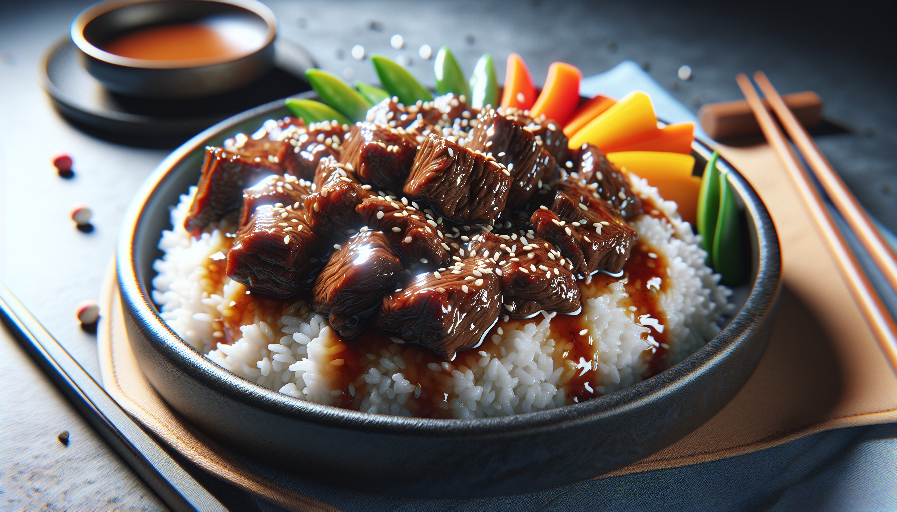 Korean Beef Bulgogi with Rice